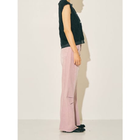 再販✨【YENN】KNEE TUCK DENIM PT