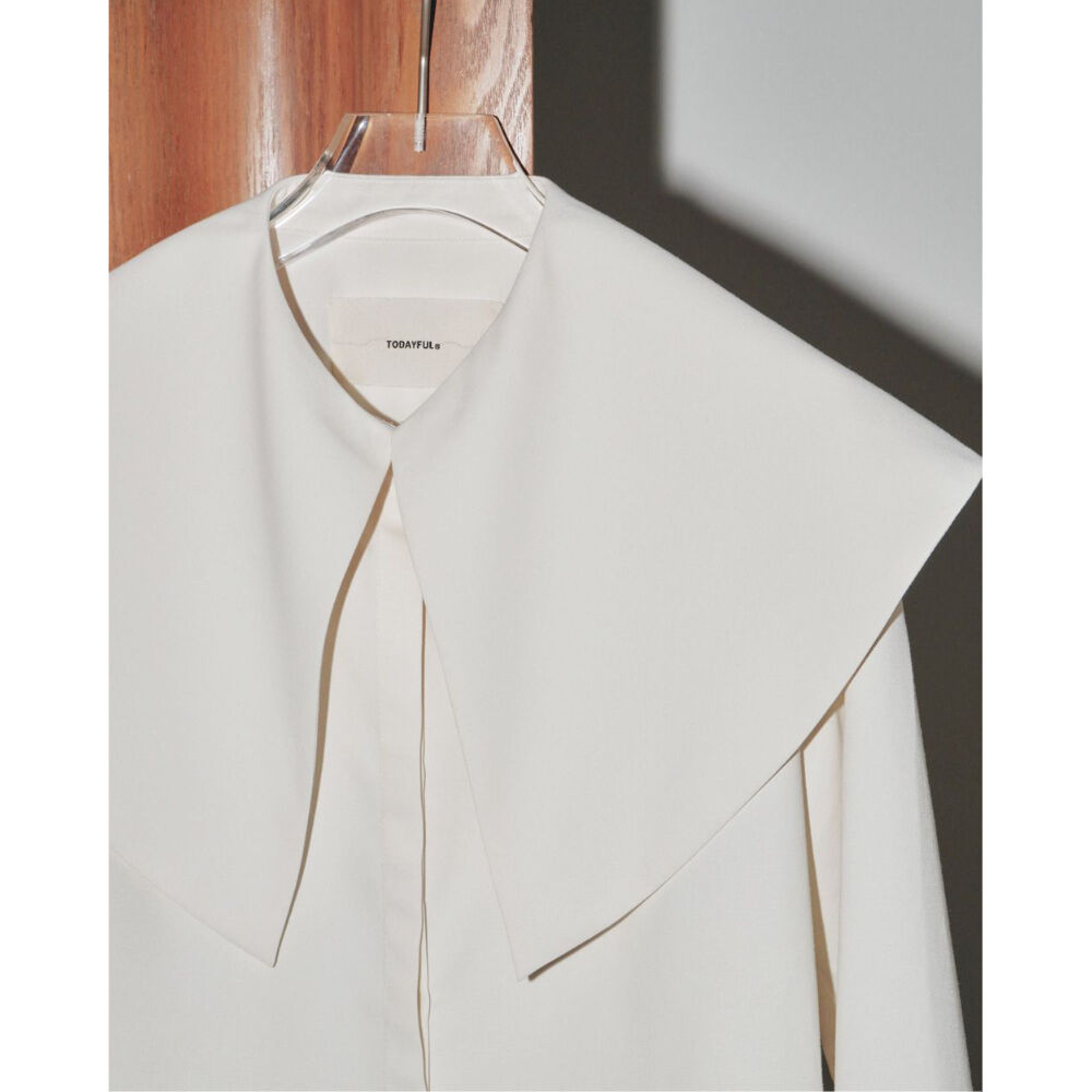 todayful Puritan Collar Blouse エクリュ2024