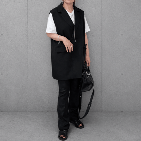 【M.U.L.】TAILORED OVER VEST　MULW-2040