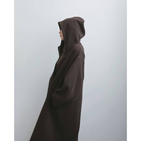 【anuke】Wool Hoodie Coat