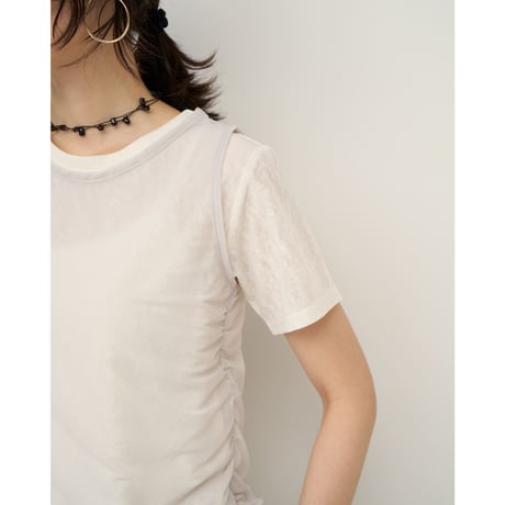 【CHIGNON】ﾚｲﾔｰﾄﾞｼｱｰTOPS