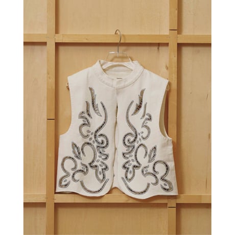 【TODAYFUL】Cut Lace Twill Vest　※6月下旬～7月下旬