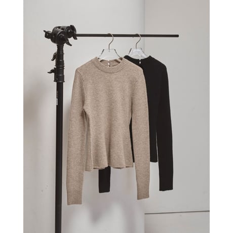 【TODAYFUL】Puffy Peplum Knit　※納期10月中～11月中
