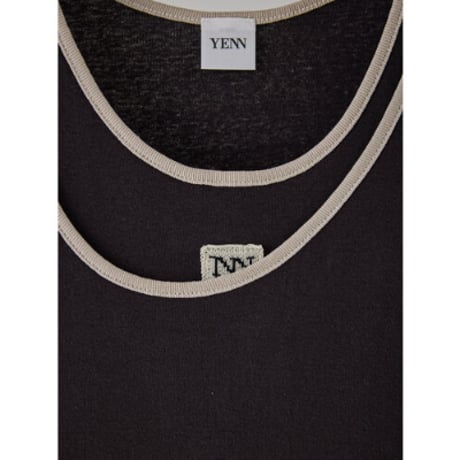 【YENN】COLOR LAYERED TANK