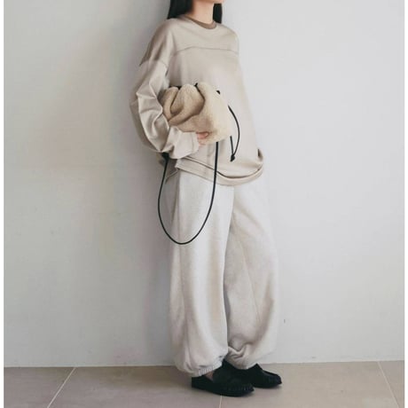 【anuke】Fleece Rough Pants　※納期9月中旬〜10月中旬
