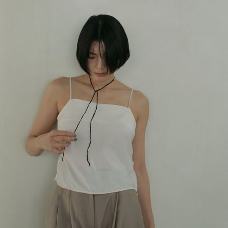 【anuke】Silkcord x Pearl Necklace