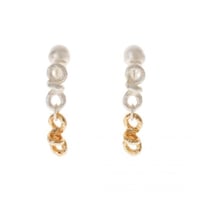 【Sea'ds mara】Knot hoop earrings