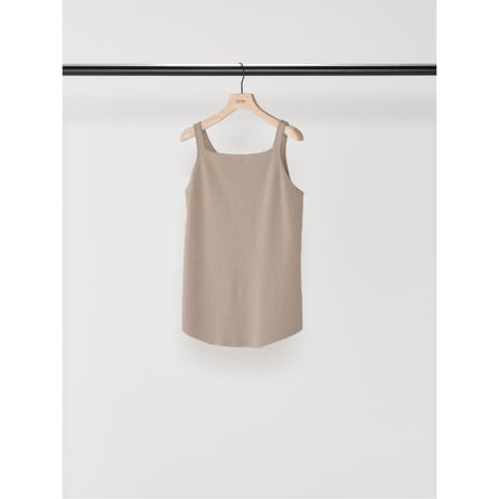 【YENN】SQUARE NECK TANKTOP