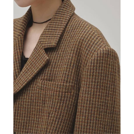 【TODAYFUL】Wool100% Check Jacket　※納期9月下旬～10月上旬