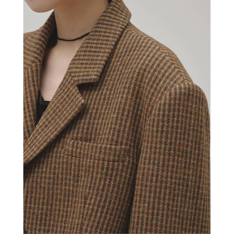 TODAYFUL】Wool100% Check Jacket ※納期9月下旬～10月上旬 |