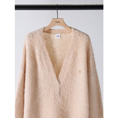 【YENN】ALPACA MIX TUNIC PO