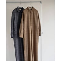 【anuke】Check Shirts Combinaison　※納期9月中旬～10月中旬
