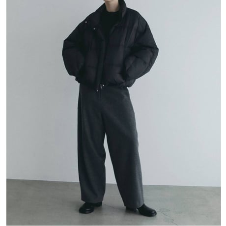 【anuke】Wool Cocoon Pants