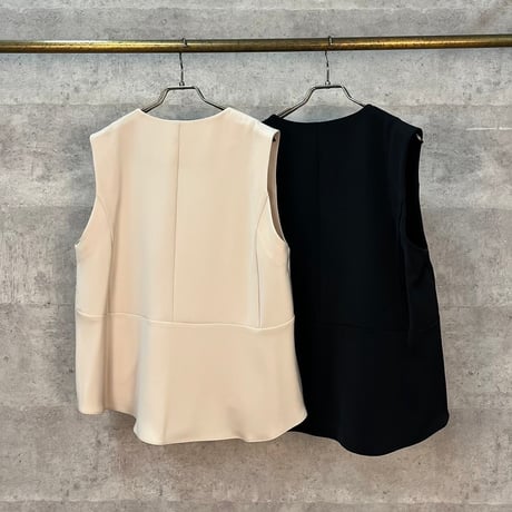 【Anna Kerry】V NoCollar GILET