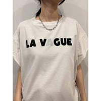 【siro de labonte】LA VAGUEtuck sleeve Tshirt(ラバー＆メタル）