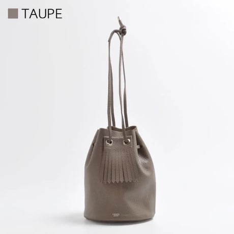 【blancle】S.LEATHER QUILTED DRAWSTRING BAG　bc1220
