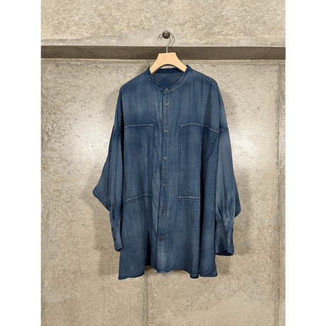 【RILATO】2.5oz tow side pocket denim shirt