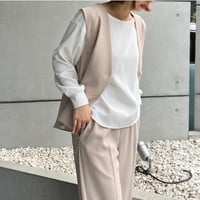 【Anna Kerry】V NoCollar GILET