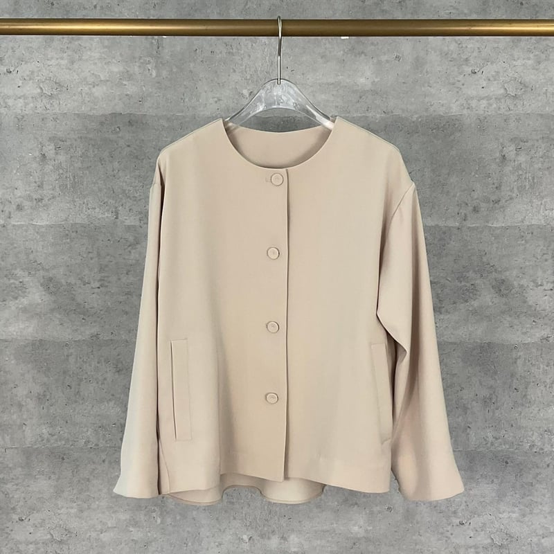 Anna Kerry】ROUND NoCollar JACKET | selectshop