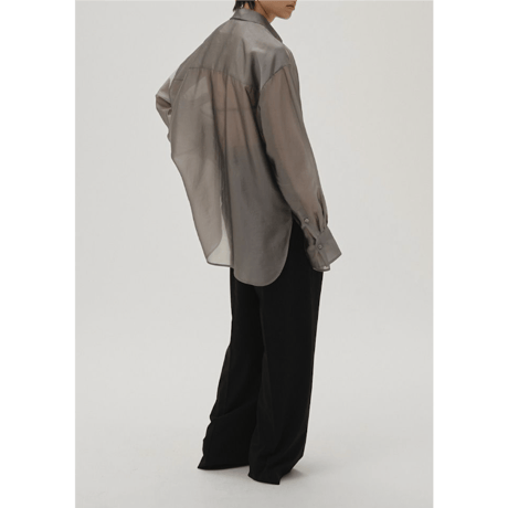 【TODAYFUL】Chambray Silky Shirts　※納期4月上旬〜5月上旬