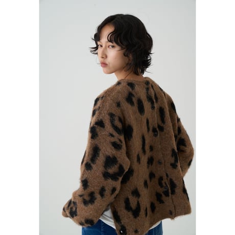 【Boutique Ordinary】Cheetah Knit Cardigan