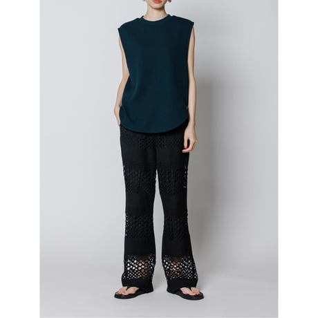 【YENN】 TWIST HEM VEST PO