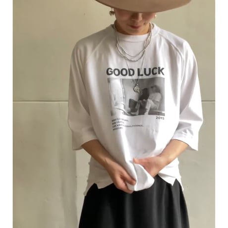 【LE MELANGE】7分袖ラグランTee