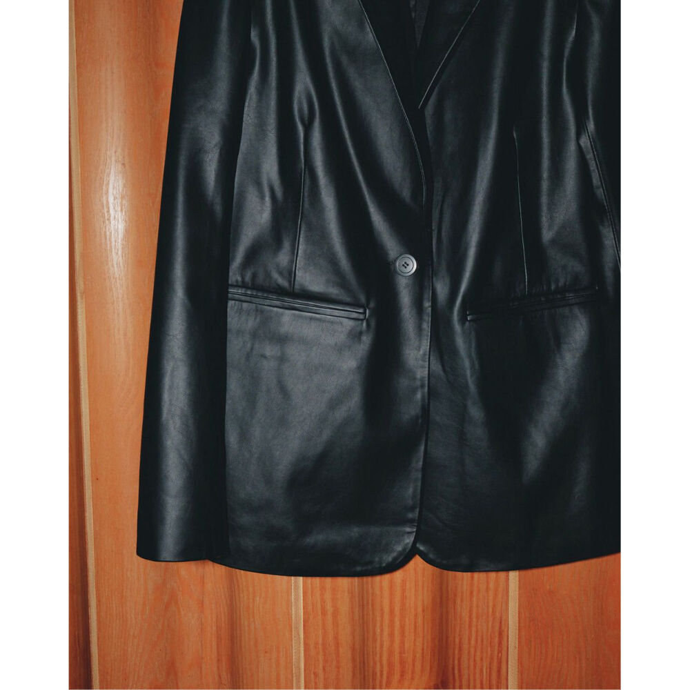 美品 TODAYFUL Ecoleather Tailored Jacket todayful】Ecoleather Tailored Jacket 36