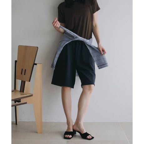 【anuke】Border Loose Long T-shirts　※納期8月下旬～9月下旬