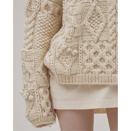【TODAYFUL】Pattern Hand Knit　※納期10月中旬～11月中旬