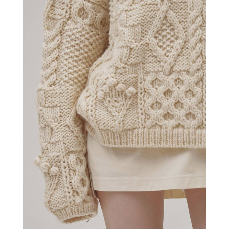 TODAYFUL】Pattern Hand Knit ※納期10月中旬～11月中旬 | se