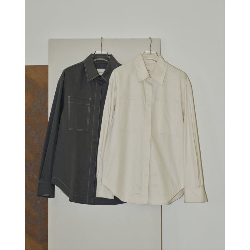 TODAYFUL Stitch Pocket Overshirts エクリュ