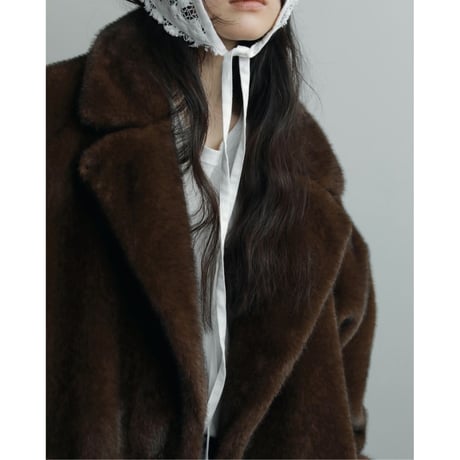【anuke】Eco Minkfur Jacket※11月中～12月中