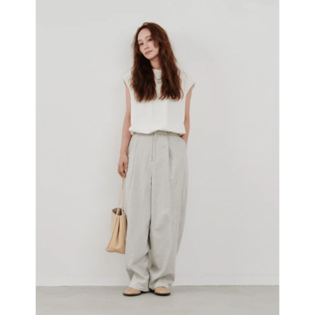 【Hella】back laceup sweat　※納期6月中旬〜7月中旬