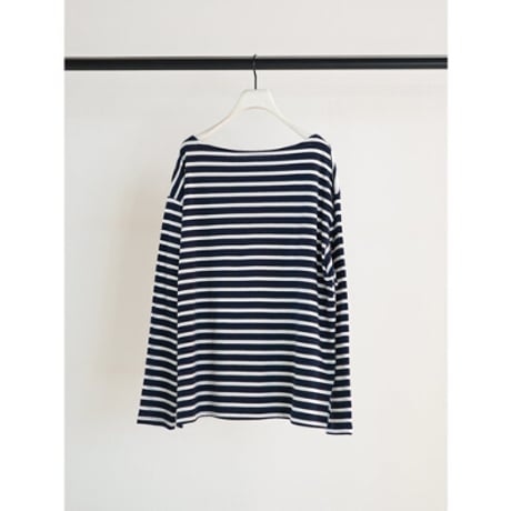 【CHIGNON】ﾎﾞｰﾀﾞｰﾌﾟﾘﾝﾄﾛﾝTee