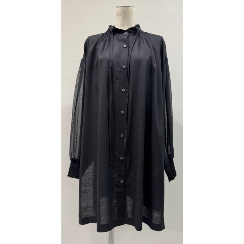 CYAN TOKYO】ギャザーリネンシアーコンビチュニック | selectshop kus