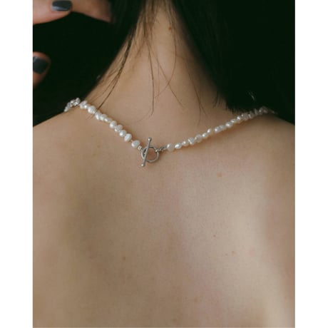 【anuke】Mini Pearl Necklace