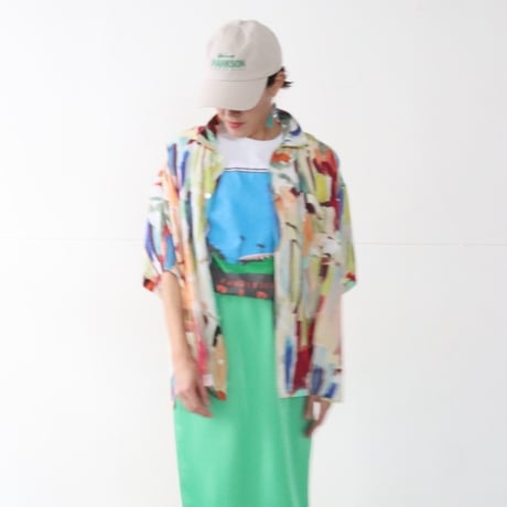 【Le Melange】プリント柄シャツ