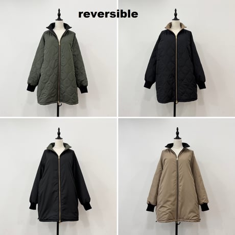 【siro de labonte】reversible coat　納期：11月中旬～12月中旬