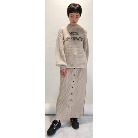 【Boutique Ordinary】Low-Gauge Knit Pullover