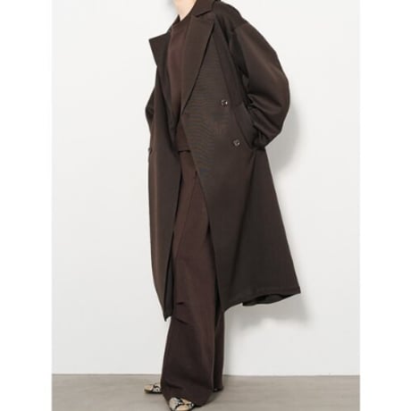 【YENN】TUCK DESIGN MAXI CT※納期10/上〜10/中