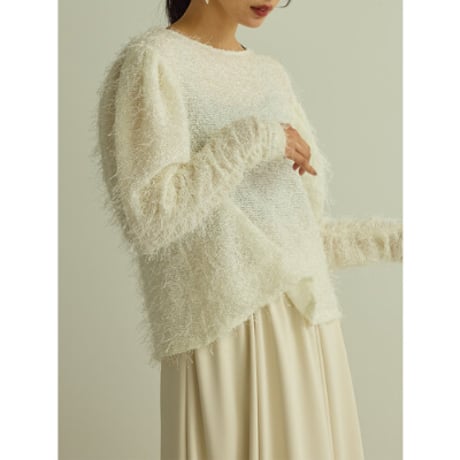 【Mewl】ｼｱｰﾂｲｰﾄﾞﾊﾟﾌｽﾘｰﾌﾞTOPS