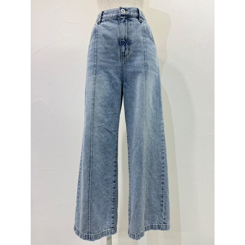 CYAN TOKYO】ソフトデニムピンタックワイド | selectshop kusukusu