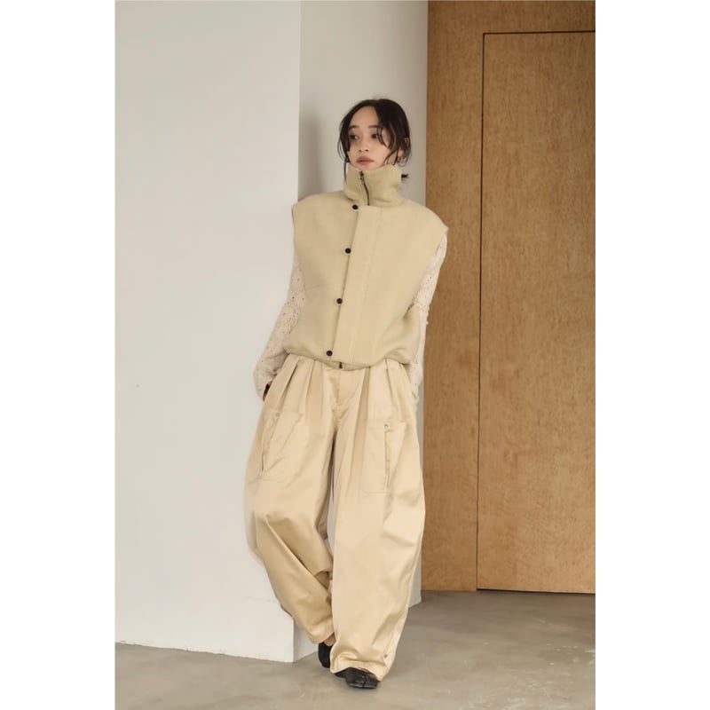 Hella】WOOL HIGHNECK VEST | selectshop kusukusu