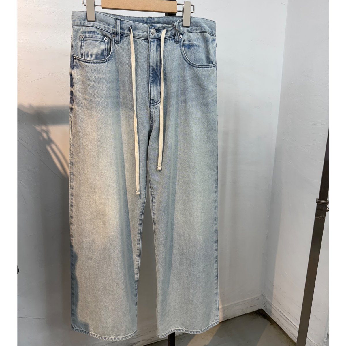 パンツ Cafune drawstringloose denim cafune】draw string loose denim | selectshop ku