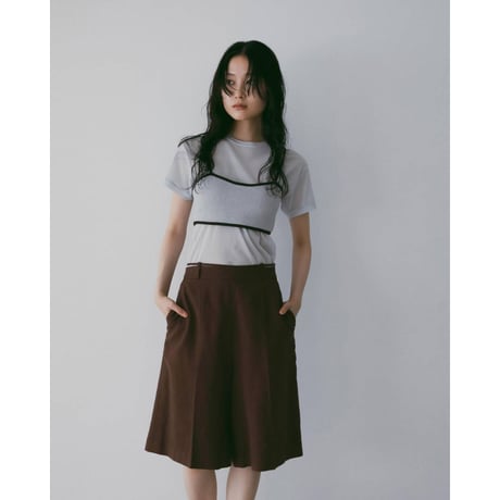【anuke】Linen Half Pants　※納期3月上旬～4月上旬