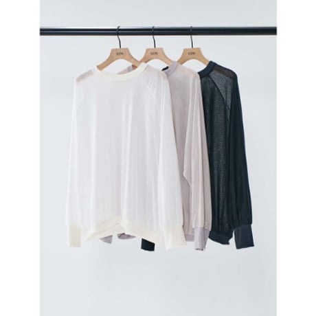 【YENN】COTTON TULLE WIDE PO　納期：2026年2月上旬～3月上旬