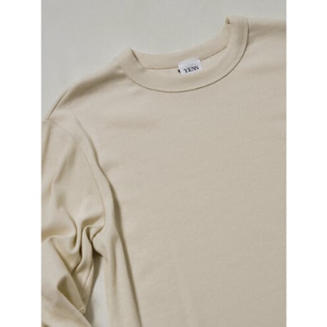 【YENN】COTTON RIB LONG TEE