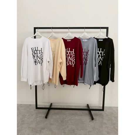 【Boutique Ordinary】Random Typo Pouch Sweatshirt
