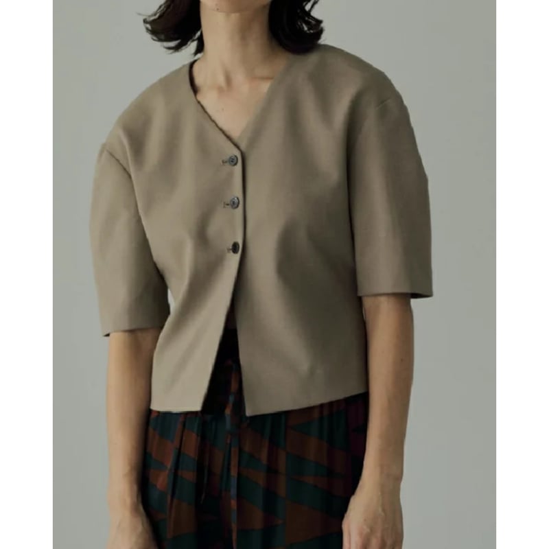 ànuke】Vneck Compact Shirts | selectshop kusukusu